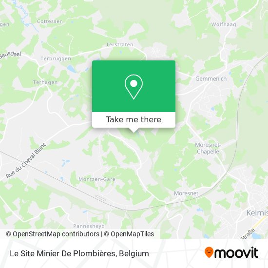 Le Site Minier De Plombières map