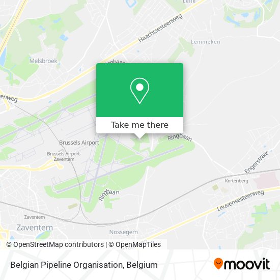 Belgian Pipeline Organisation map