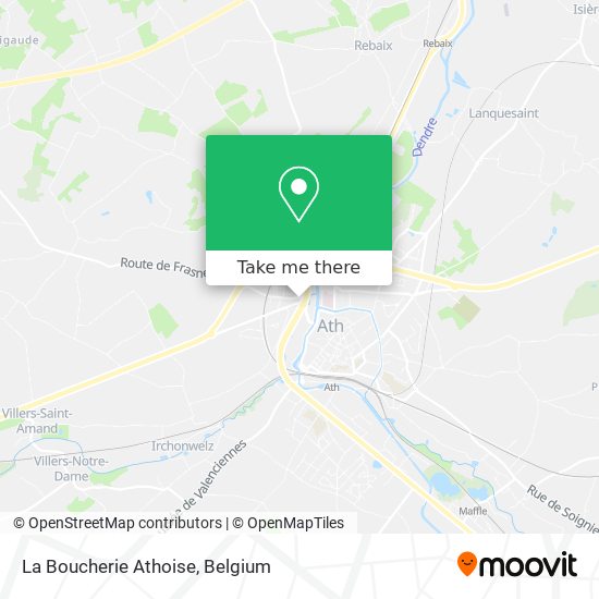 La Boucherie Athoise plan