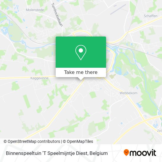 Binnenspeeltuin 'T Speelmijntje Diest plan