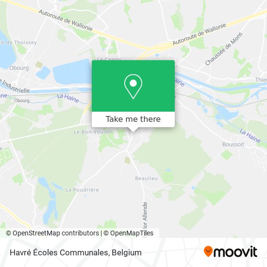 Havré Écoles Communales map