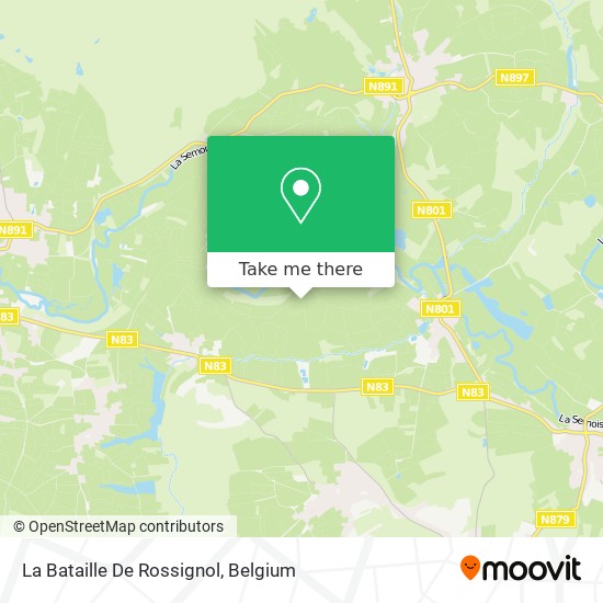 La Bataille De Rossignol map