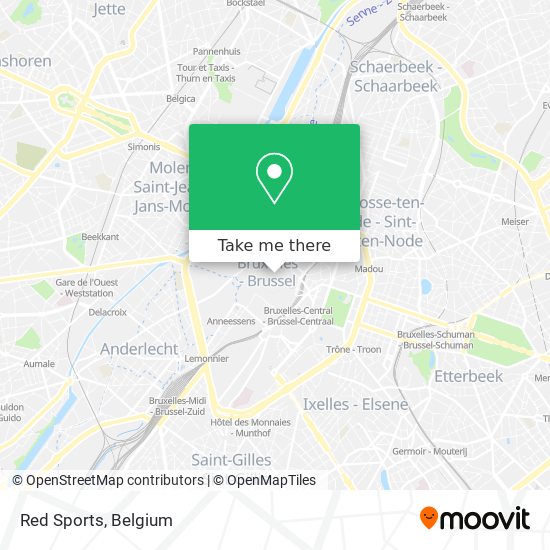 Red Sports map