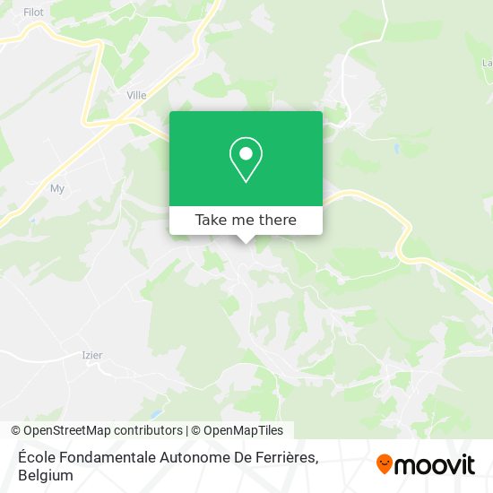 École Fondamentale Autonome De Ferrières map