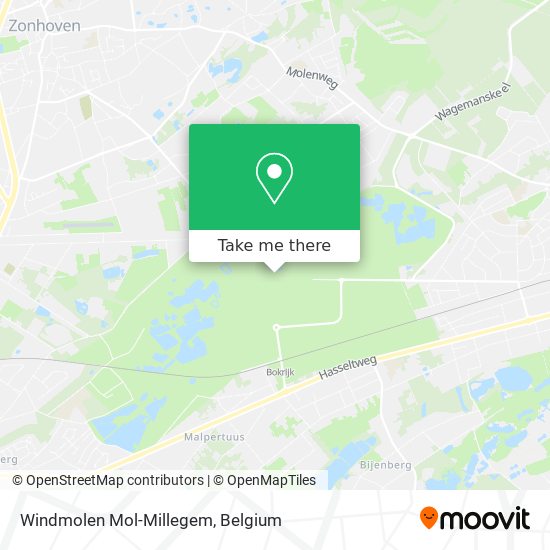 Windmolen Mol-Millegem plan