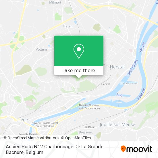 Ancien Puits N° 2 Charbonnage De La Grande Bacnure map