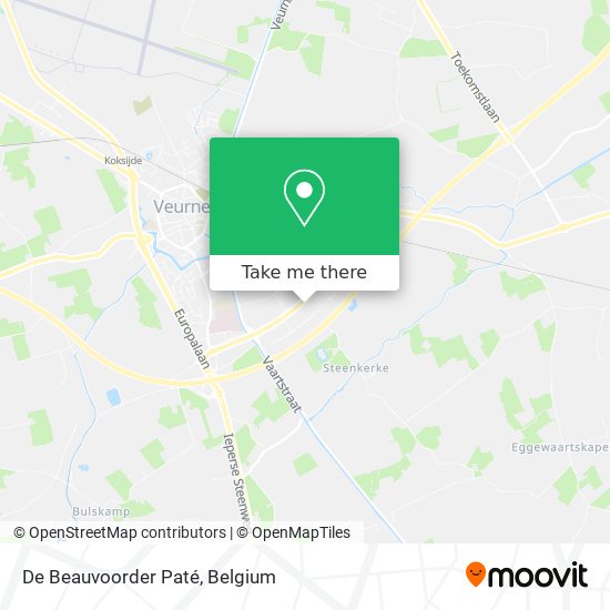 De Beauvoorder Paté map