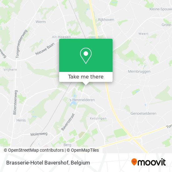 Brasserie-Hotel Bavershof map