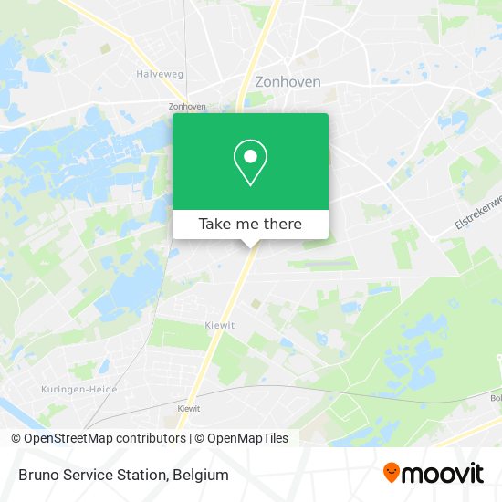 Bruno Service Station map