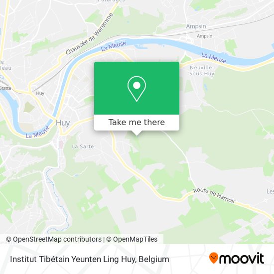 Institut Tibétain Yeunten Ling Huy map
