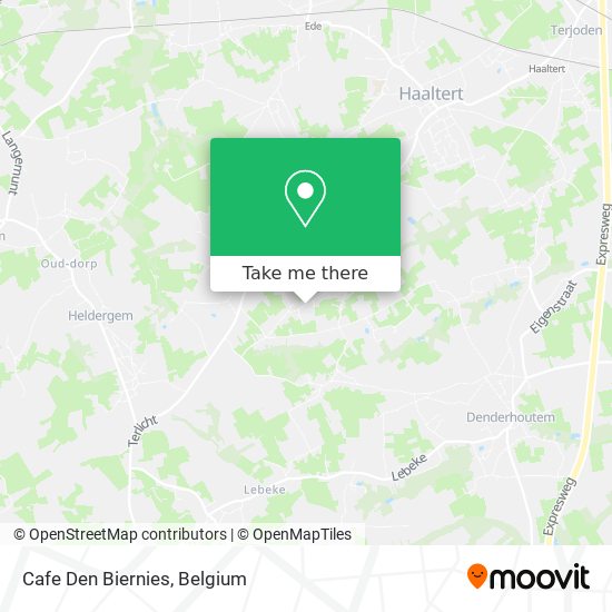 Cafe Den Biernies map