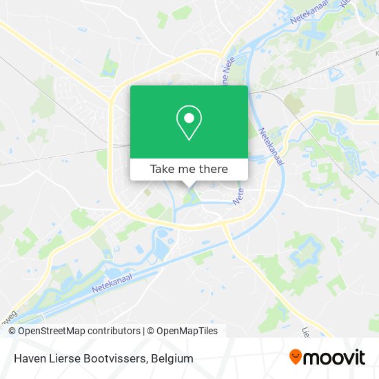 Haven Lierse Bootvissers map