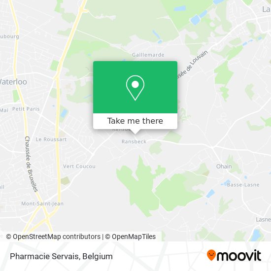 Pharmacie Servais map