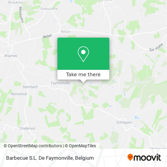 Barbecue S.L. De Faymonville map