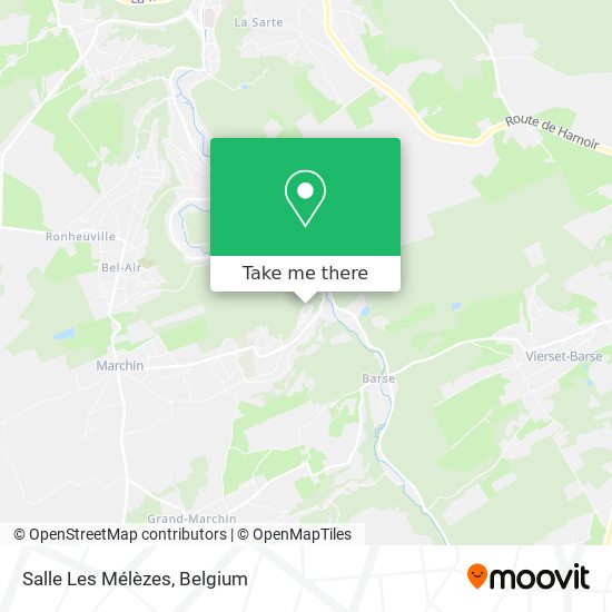 Salle Les Mélèzes map