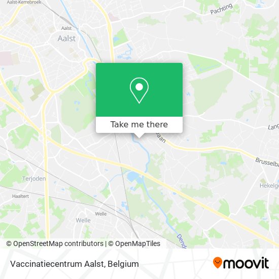 Vaccinatiecentrum Aalst map