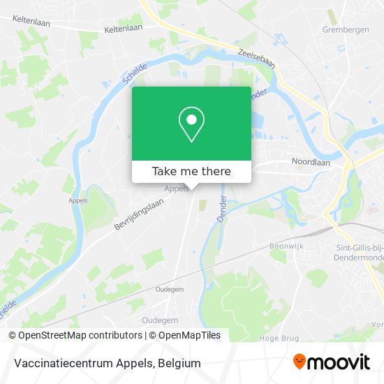 Vaccinatiecentrum Appels plan