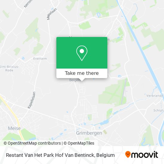 Restant  Van Het Park Hof Van Bentinck map