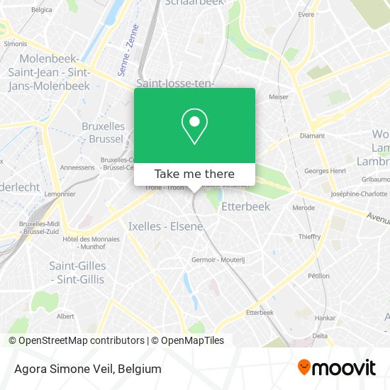 Agora Simone Veil map