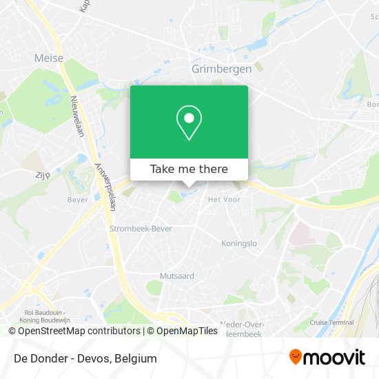 De Donder - Devos map