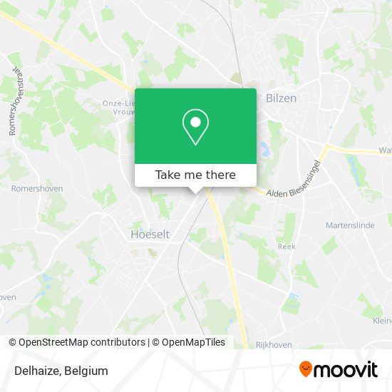 Delhaize map