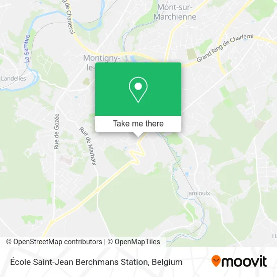École Saint-Jean Berchmans Station map