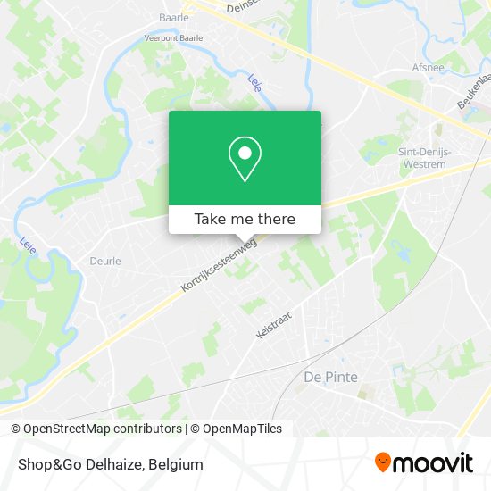 Shop&Go Delhaize map