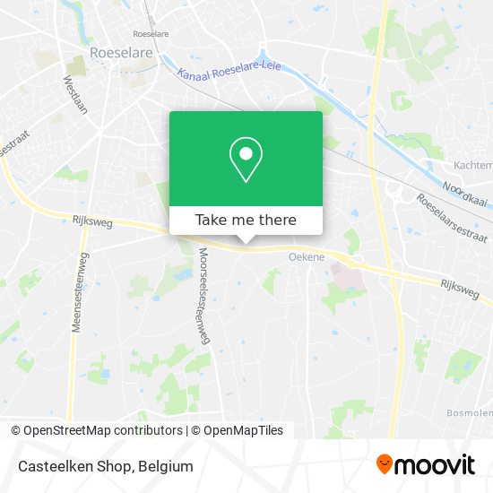 Casteelken Shop map