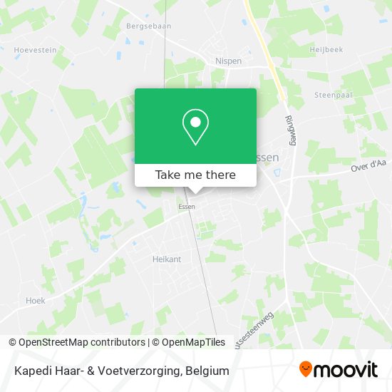 Kapedi Haar- & Voetverzorging plan