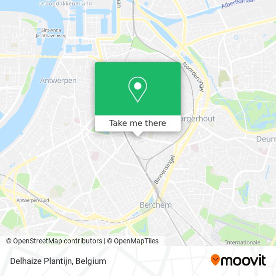 Delhaize Plantijn map
