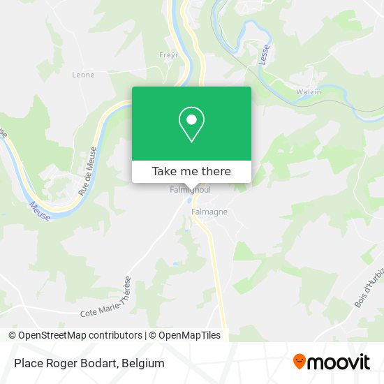Place Roger Bodart map