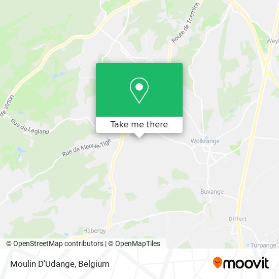 Moulin D'Udange map