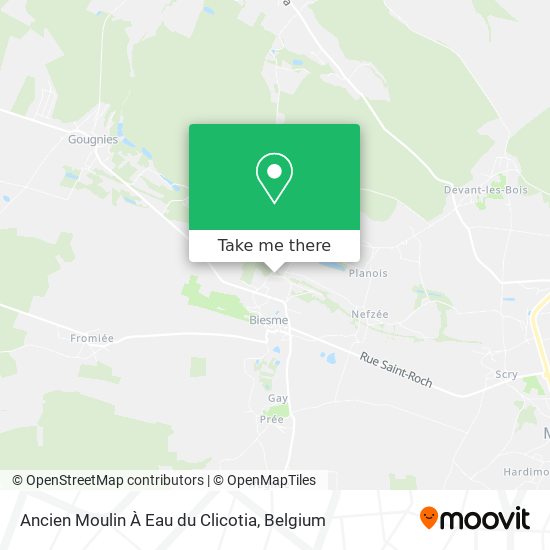 Ancien Moulin À Eau du Clicotia map