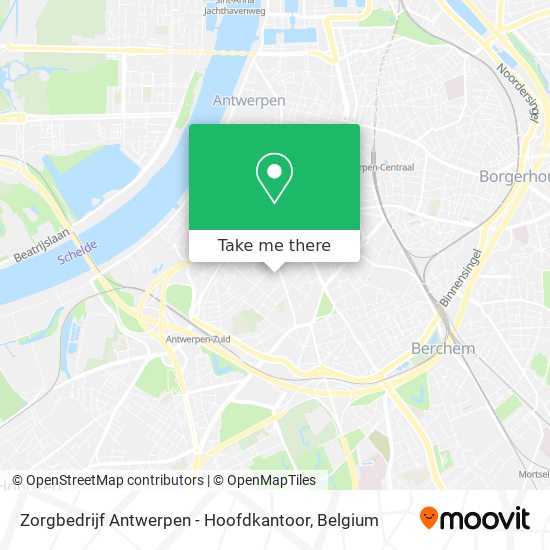 Zorgbedrijf Antwerpen - Hoofdkantoor plan