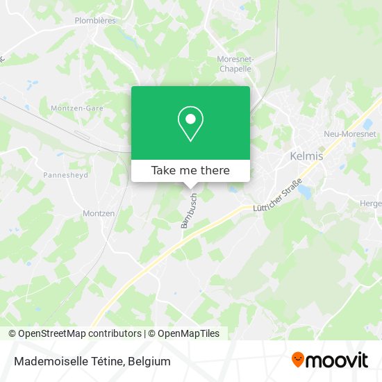 Mademoiselle Tétine map
