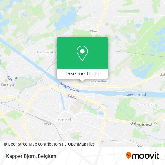 Kapper Bjorn map