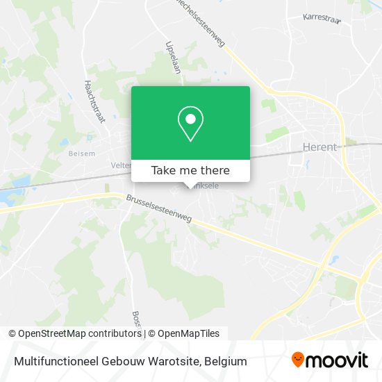 Multifunctioneel Gebouw Warotsite map