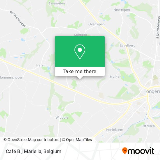 Café Bij Mariella plan