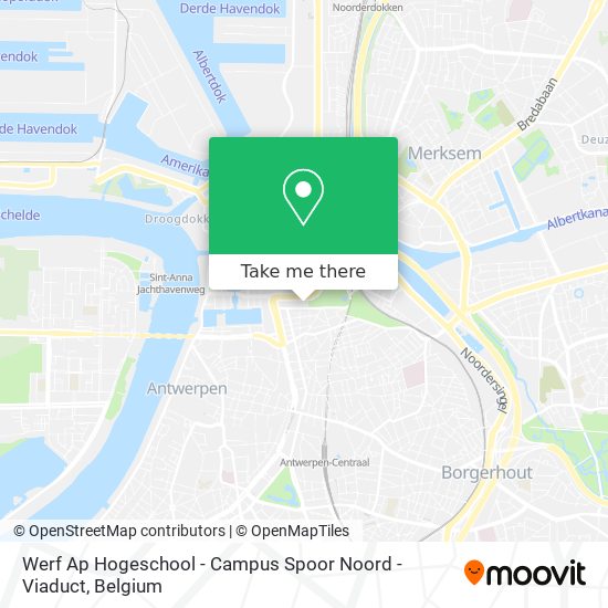 Werf Ap Hogeschool - Campus Spoor Noord - Viaduct map