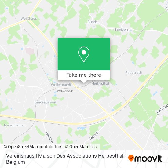 Vereinshaus | Maison Des Associations Herbesthal map