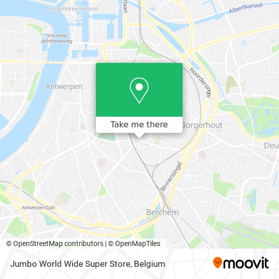 Jumbo World Wide Super Store map