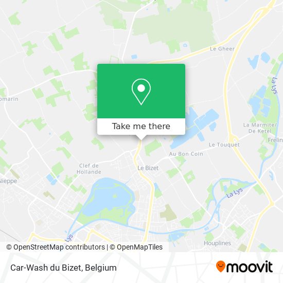 Car-Wash du Bizet map