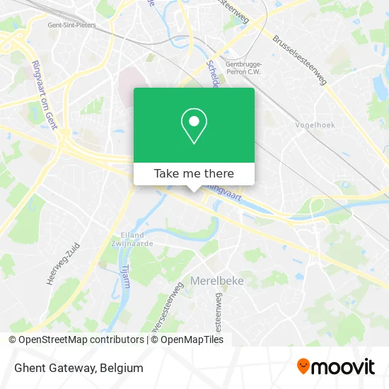 Ghent Gateway map
