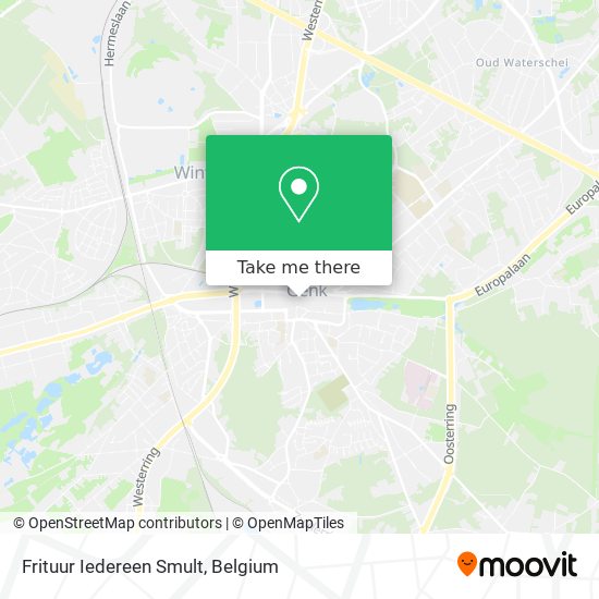 Frituur Iedereen Smult map