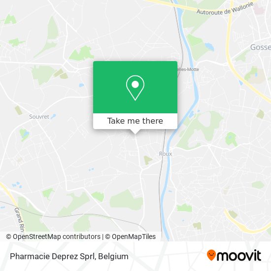 Pharmacie Deprez Sprl map