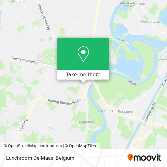 Lunchroom De Maas map