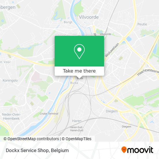 Dockx Service Shop map