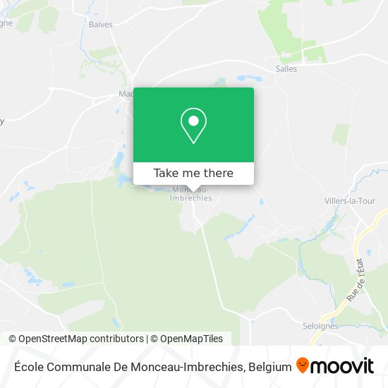 École Communale De Monceau-Imbrechies map