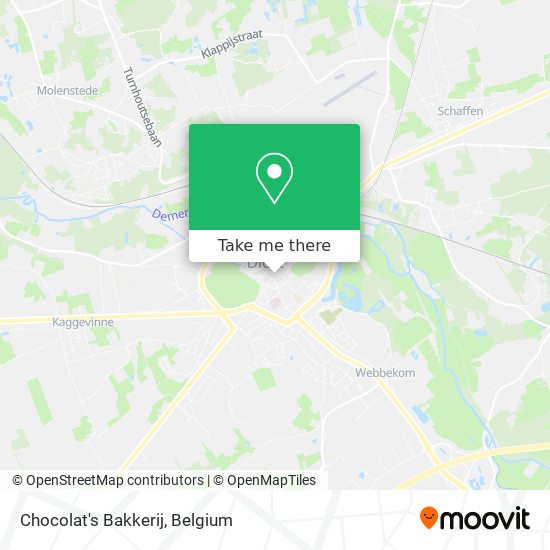 Chocolat's Bakkerij map