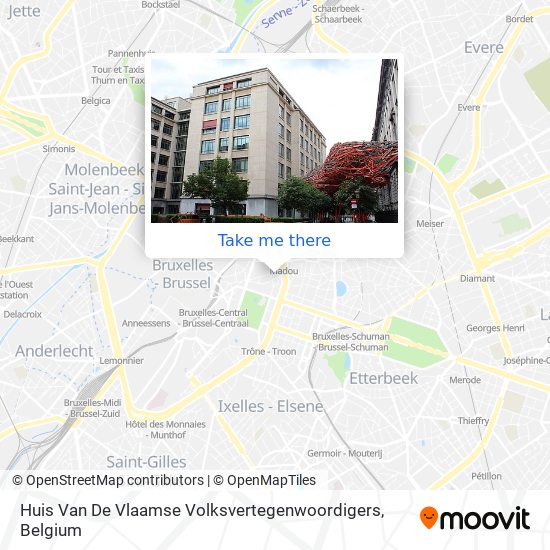 Huis Van De Vlaamse Volksvertegenwoordigers map